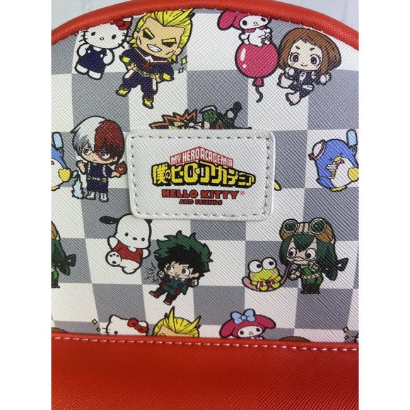 My Hero Academia X Hello Kitty and Friends Sanrio Color Block Mini Backpack Bag main image 10